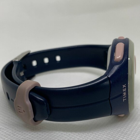 Timex Ironman 10 lap women digital watch 34mm case quartz blue pink running - Picture 7 of 8